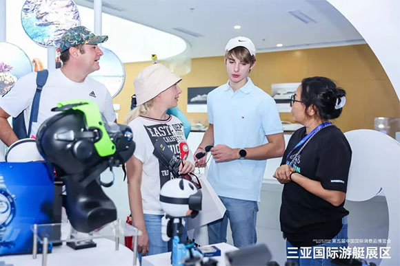 第六届中国国际消费品博览会三亚国际游艇分展区